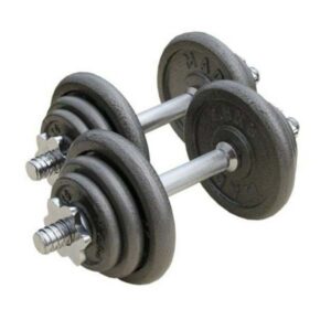 Regulowane, składane hantle